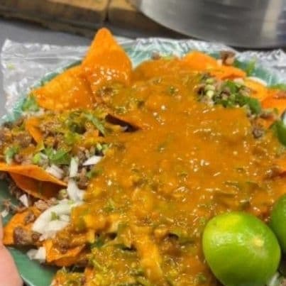 Doritos  con suadero