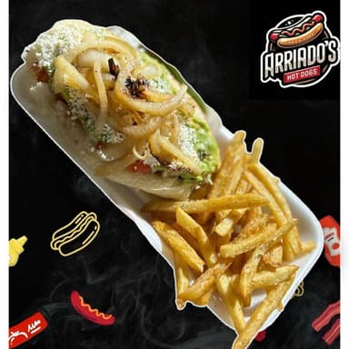 Hot Dog Normal Con Papas