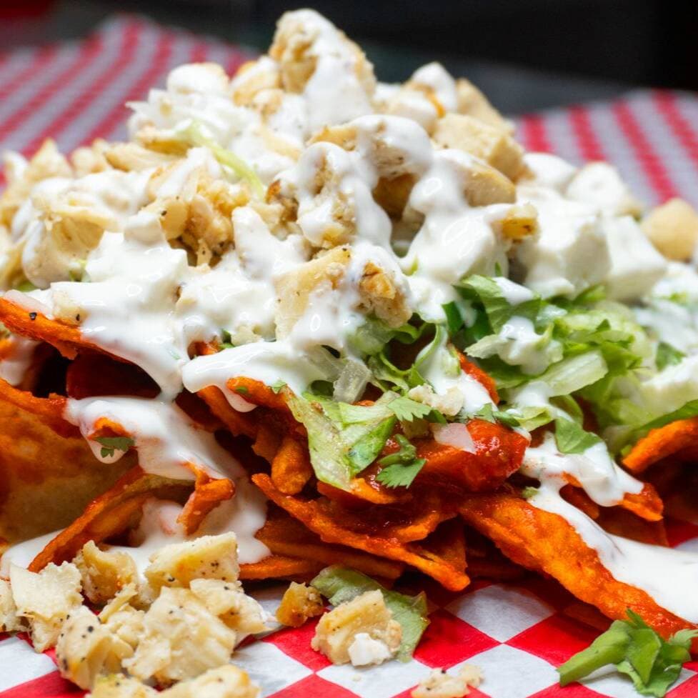 Chilaquiles con Pollo