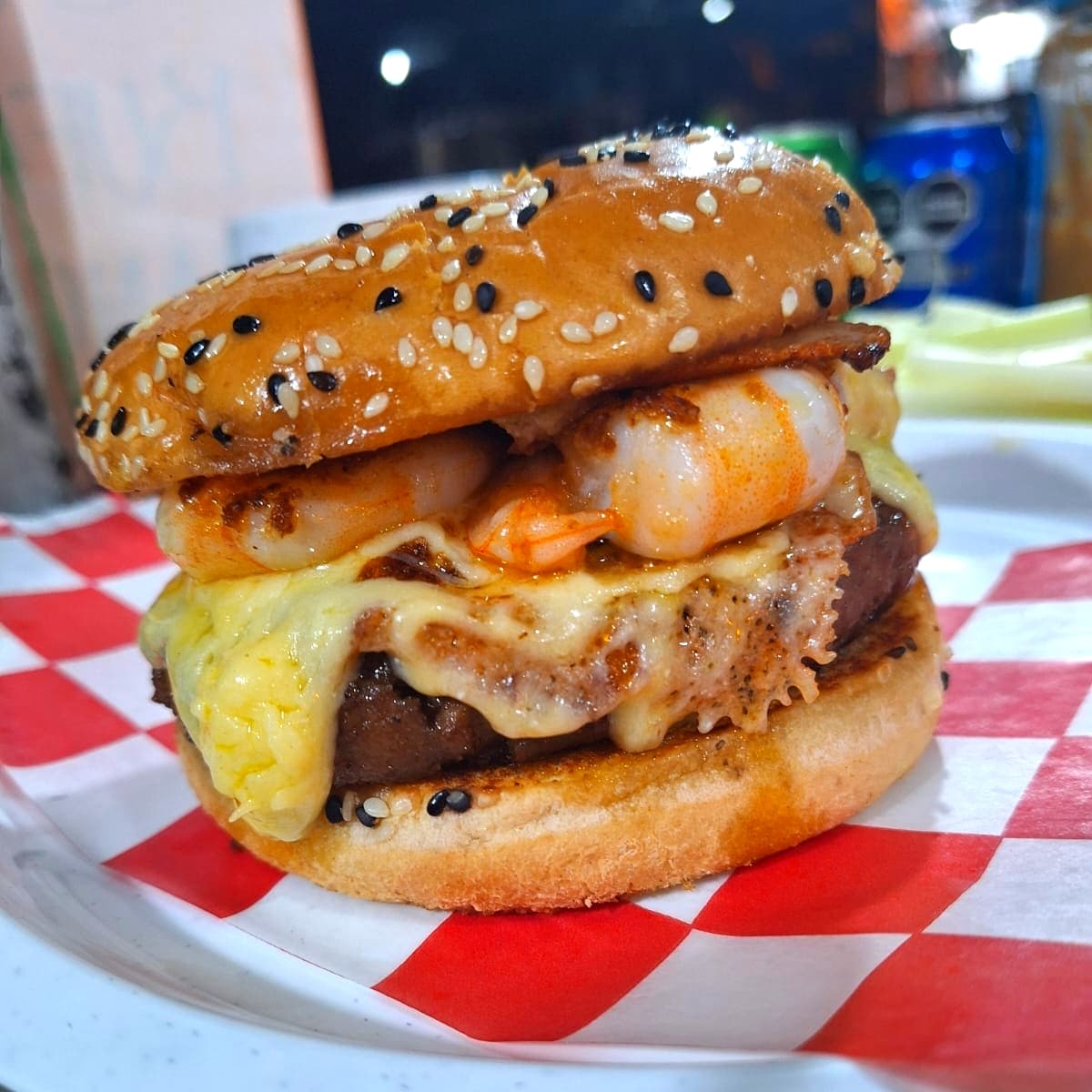 Hamburguesa Mar y Tierra