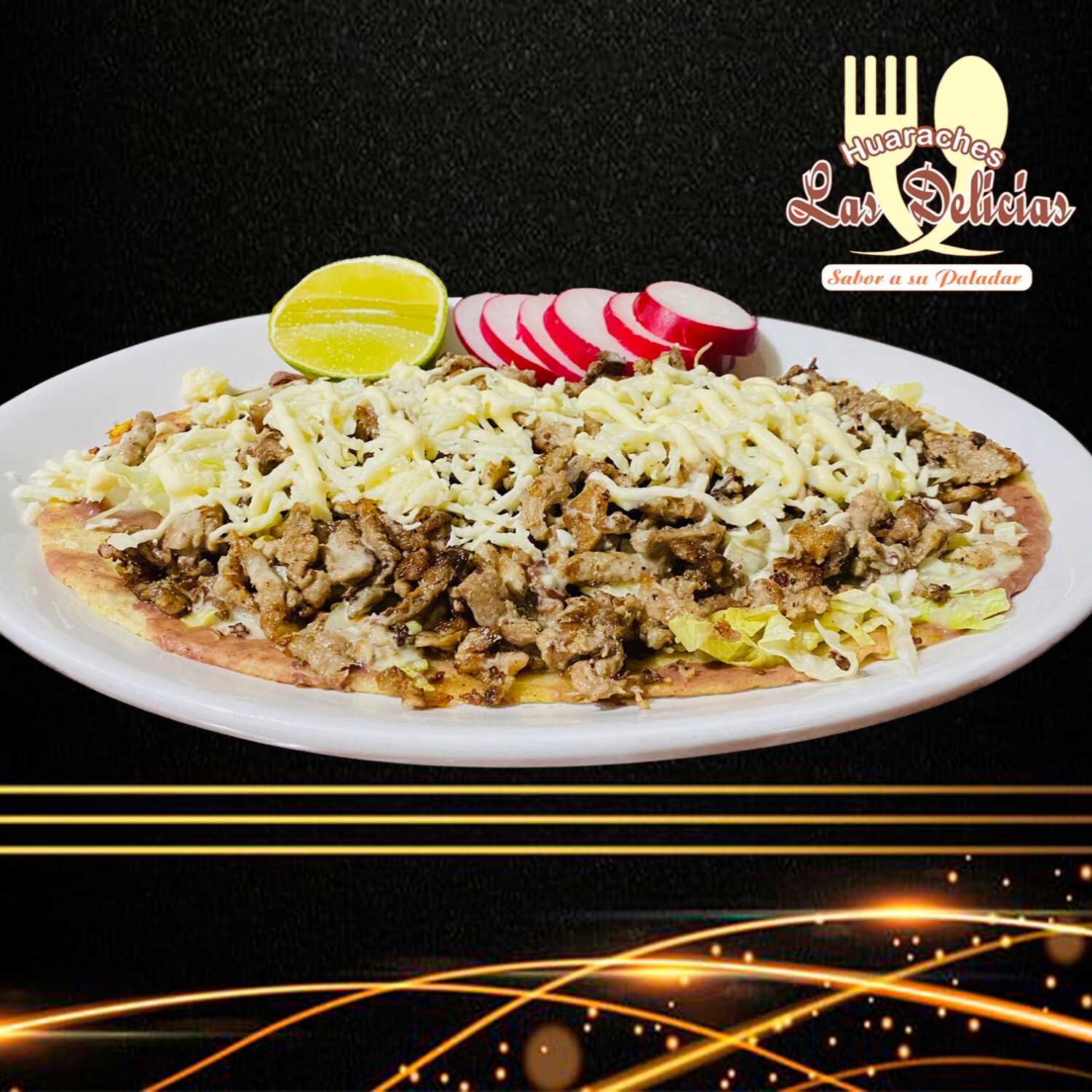 Huarache de Bistec