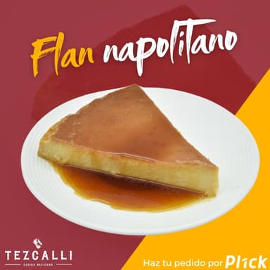 Flan napolitano (rebanada)