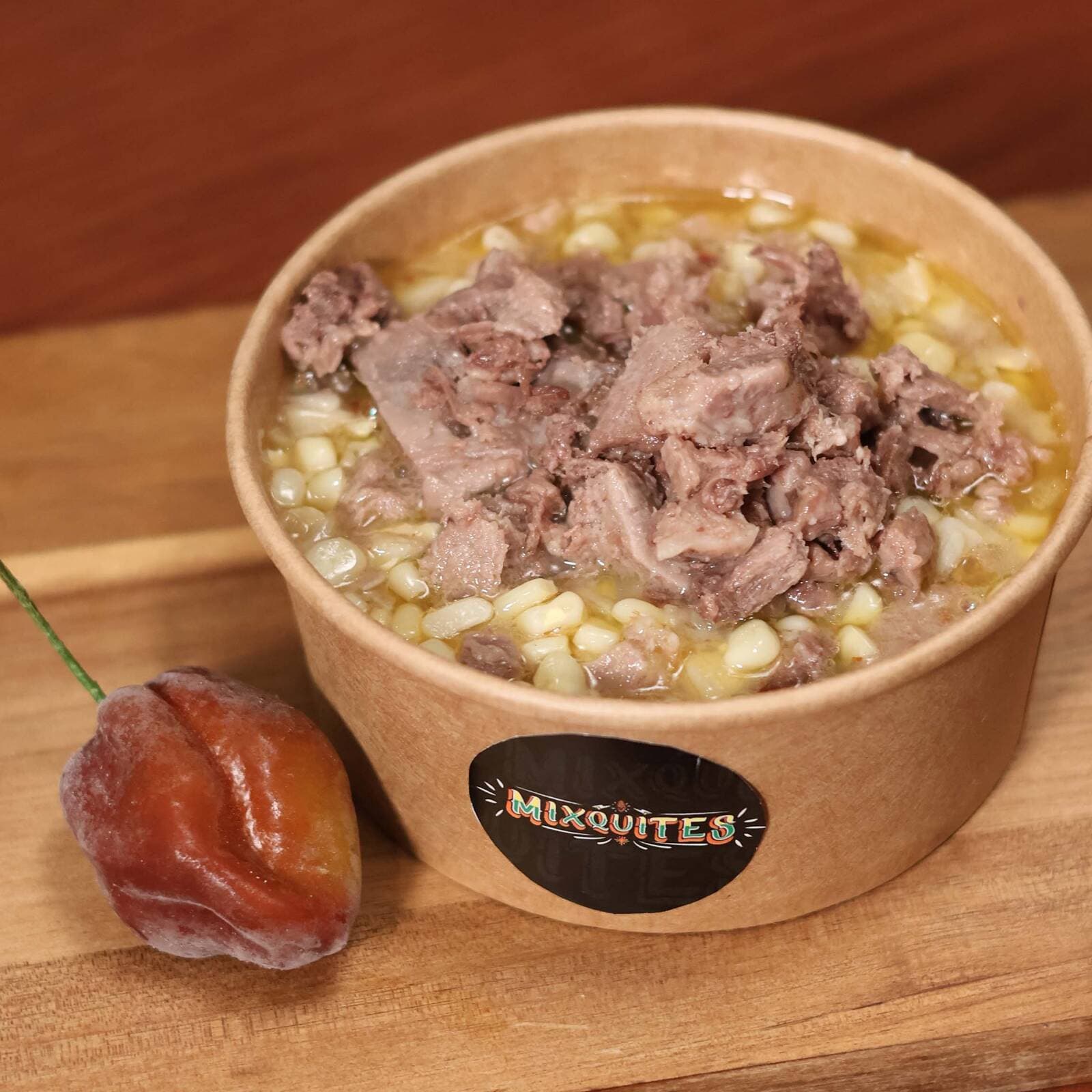Esquite con Lengua de Res