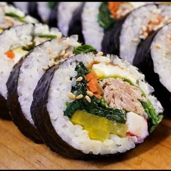 Gimbap de atun