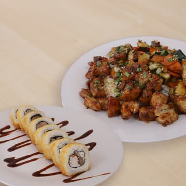 Teriyaki de Pechuga + Mar y Tierra