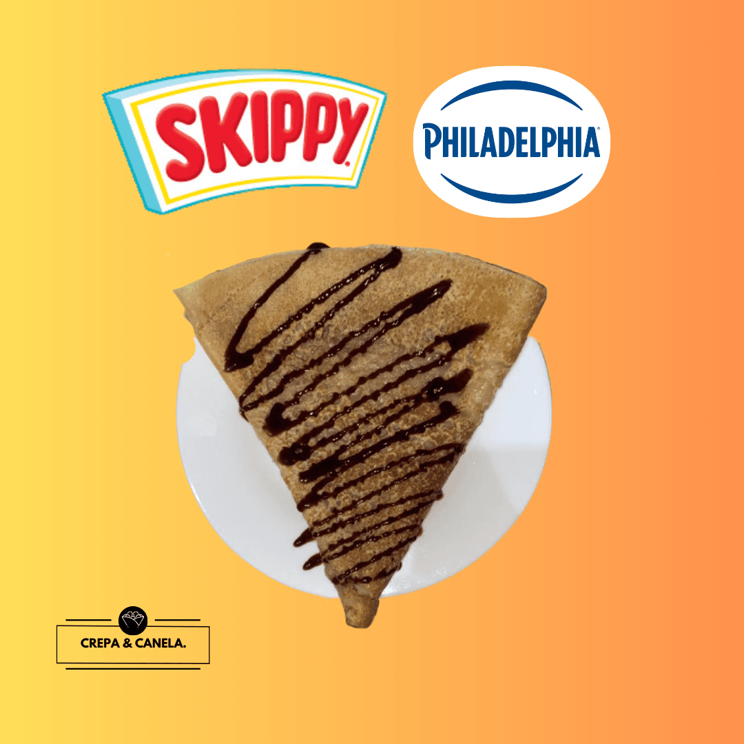 1 CREPA DE CREMA DE CACAHUATE Y PHILADELPHIA 40 CM