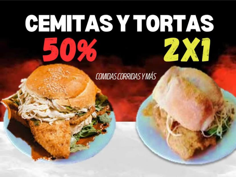 Cemitas Tortas Comida Corrida