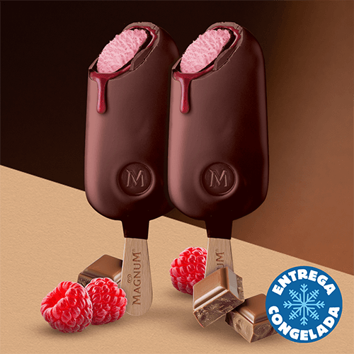Magnum Double Frambuesa (2 pzas)