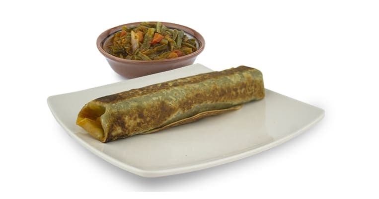 Burrito de papa de nopal