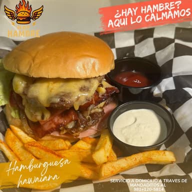 Hamburguesa Hawaiana