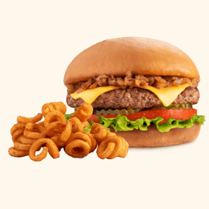 Original Sencilla con Papas Curly