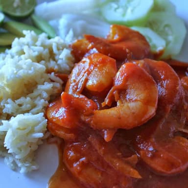 Camarones a la Diabla