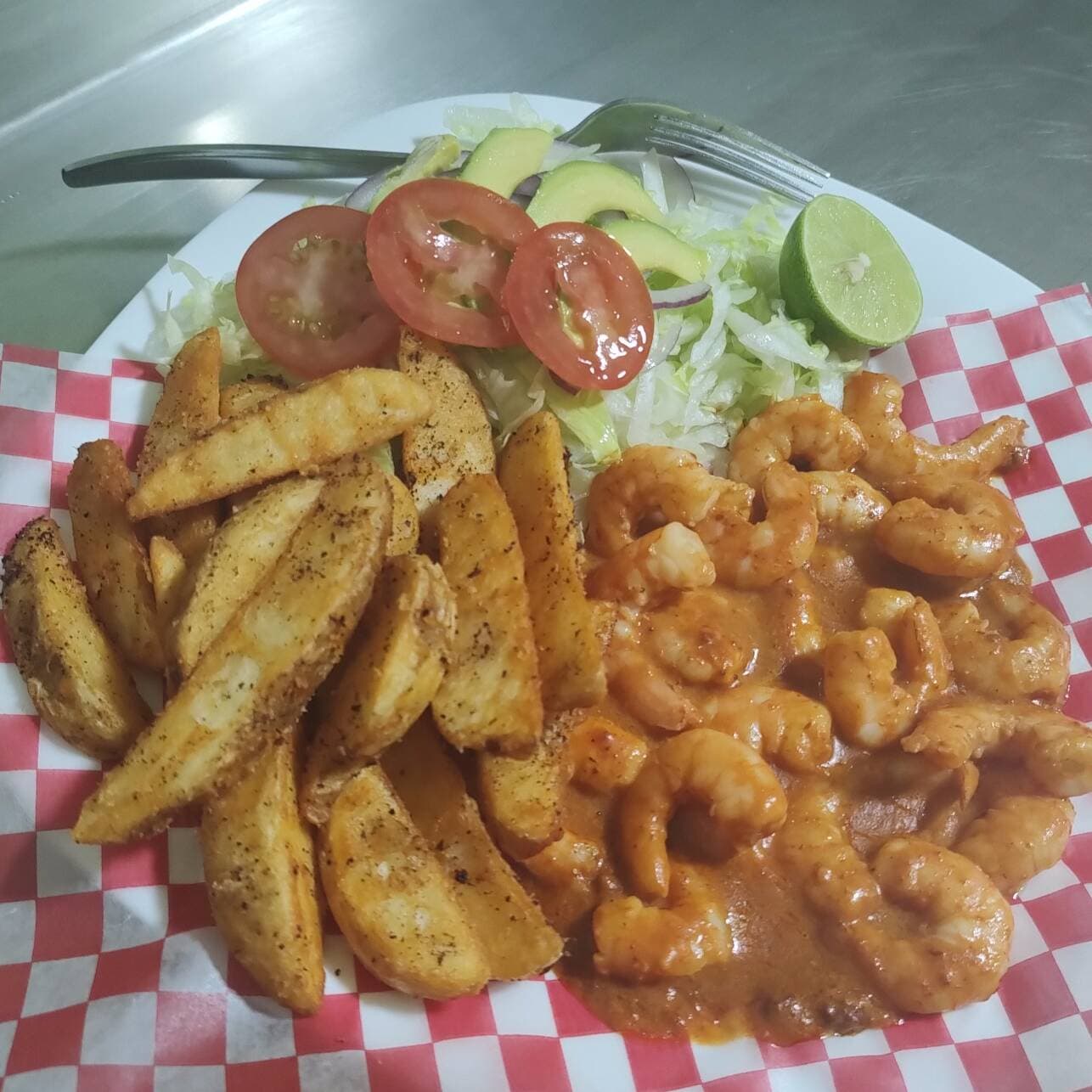 Camarones a la Diabla