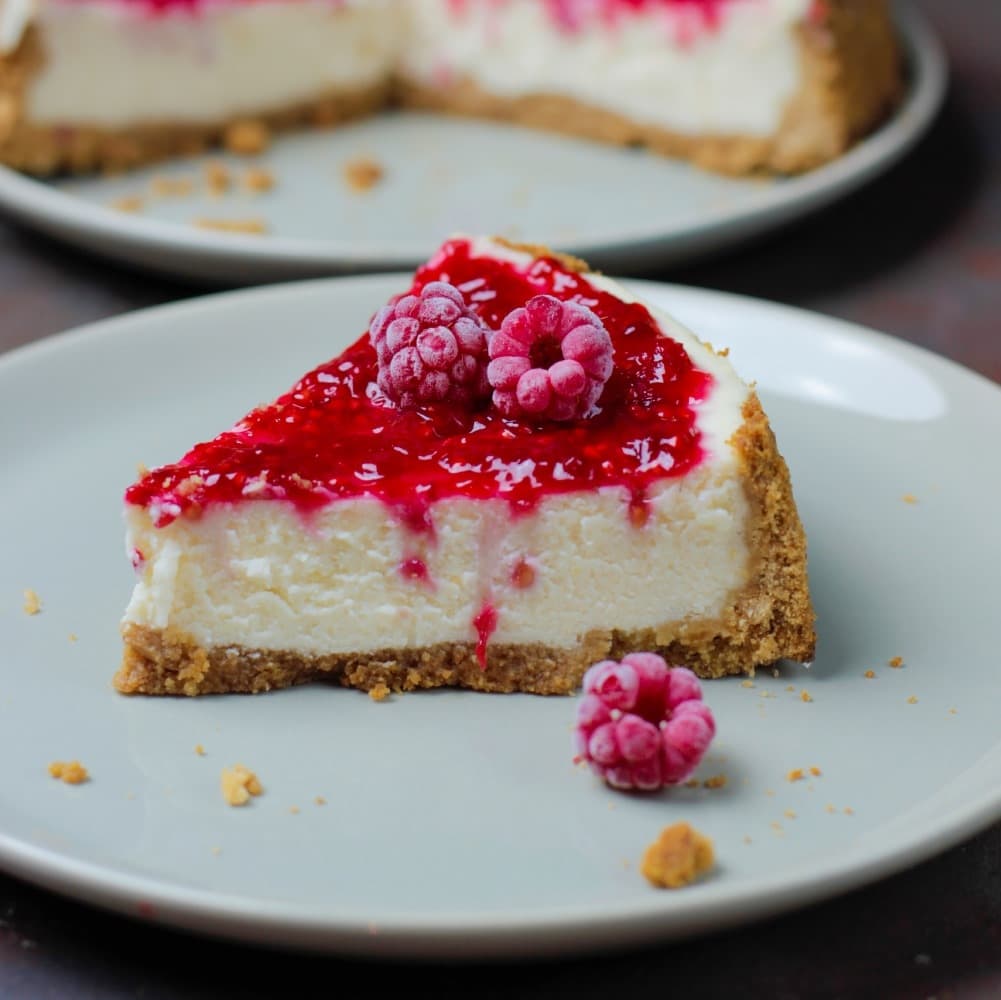 Rebanada de Cheese Cake Frambuesa
