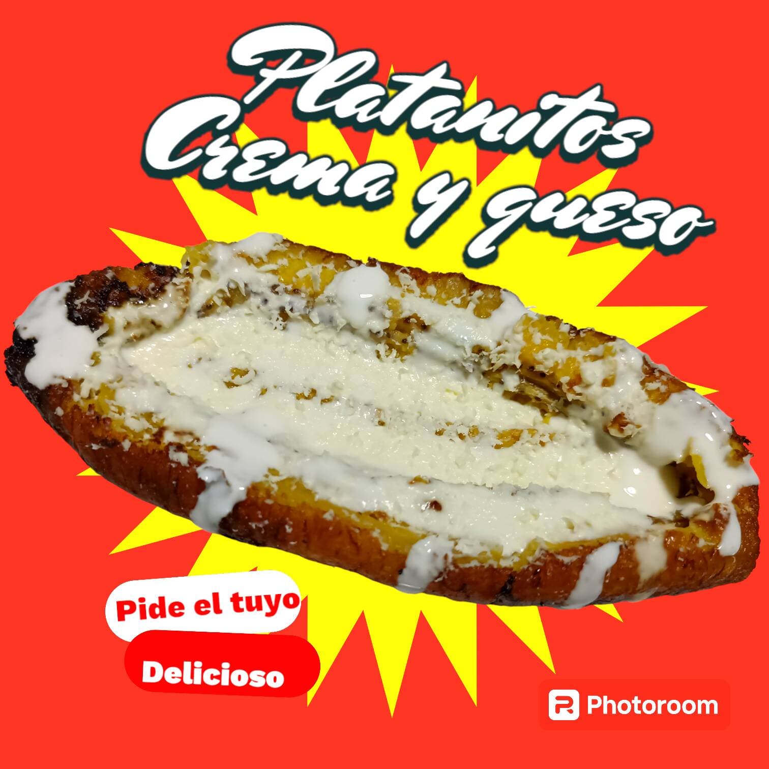 Plátanito  con Crema y Queso