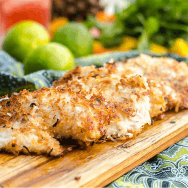 Pescado Empanizado Al Coco