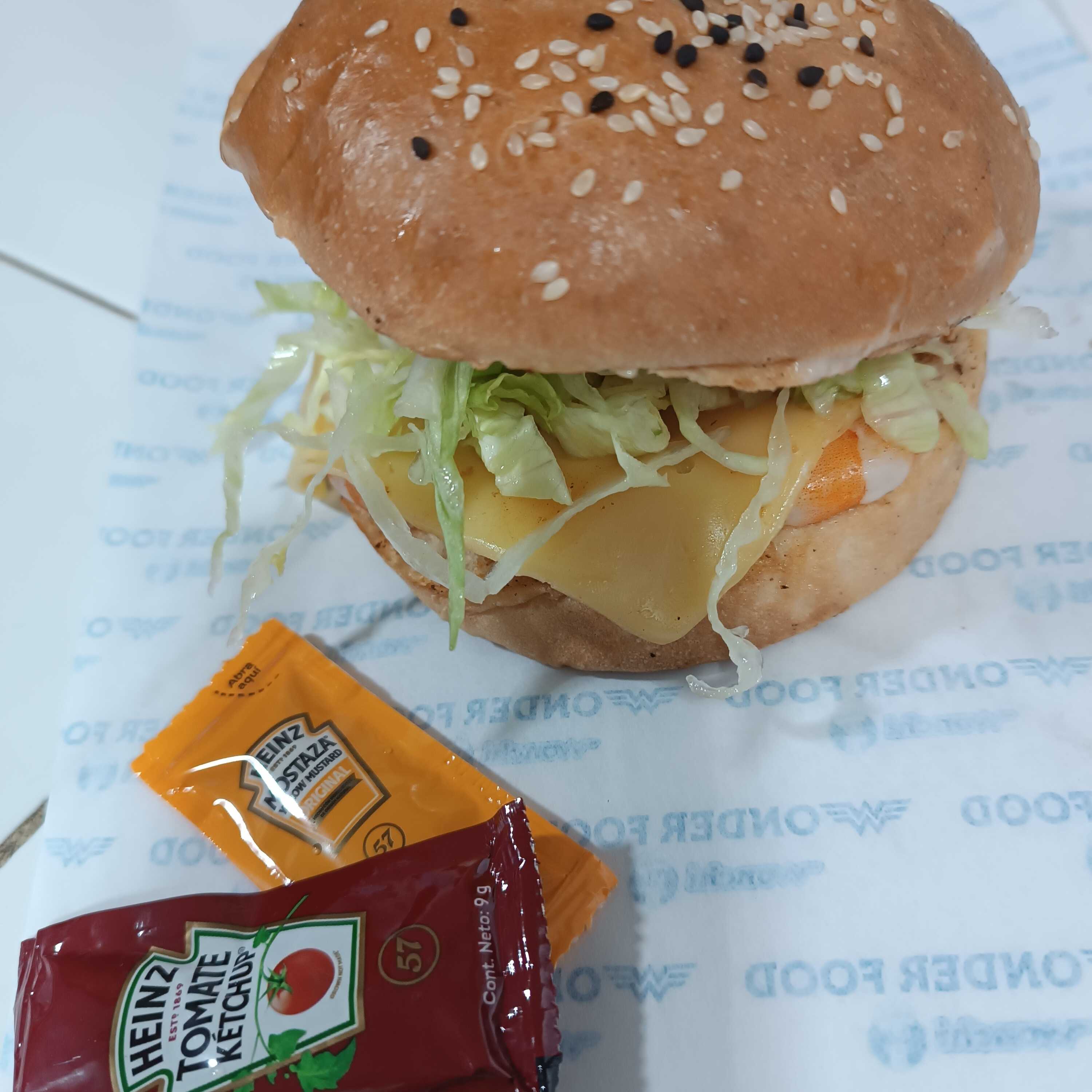 Hamburguesa de Camaron
