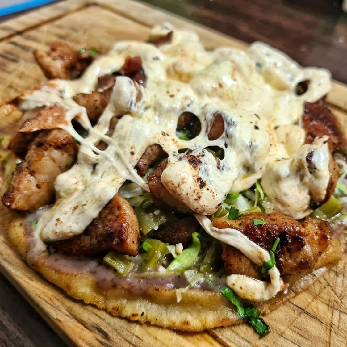 Sope de Bistec de Cerdo.