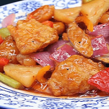 Pescado con Piña