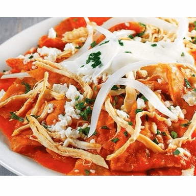 Chilaquiles con Pollo
