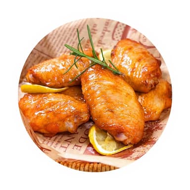 Alitas Estilo Oriental 5 Pzas