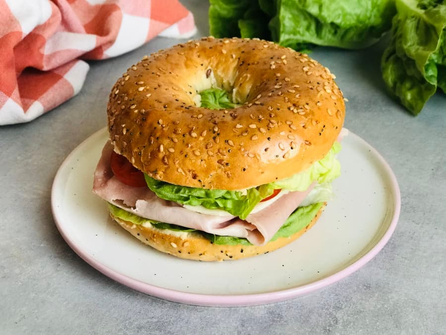 Bagel de Jamon y Queso