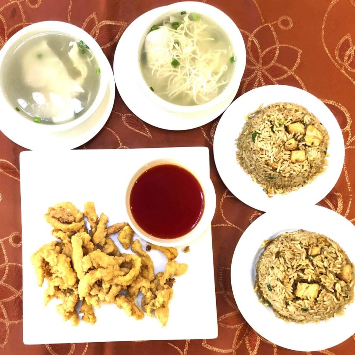 Combo Pollo Tipakay, Arroz Chaufa de Pollo y Sopas