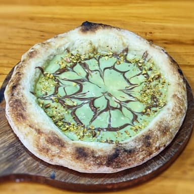 Pizza Crema de Pistacho