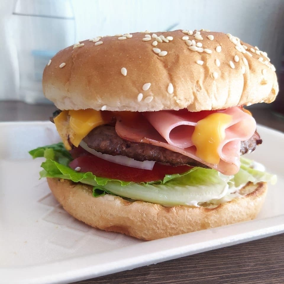 Hamburguesa Jamón y Queso