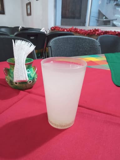 Agua de limon con chia 1/2 litro