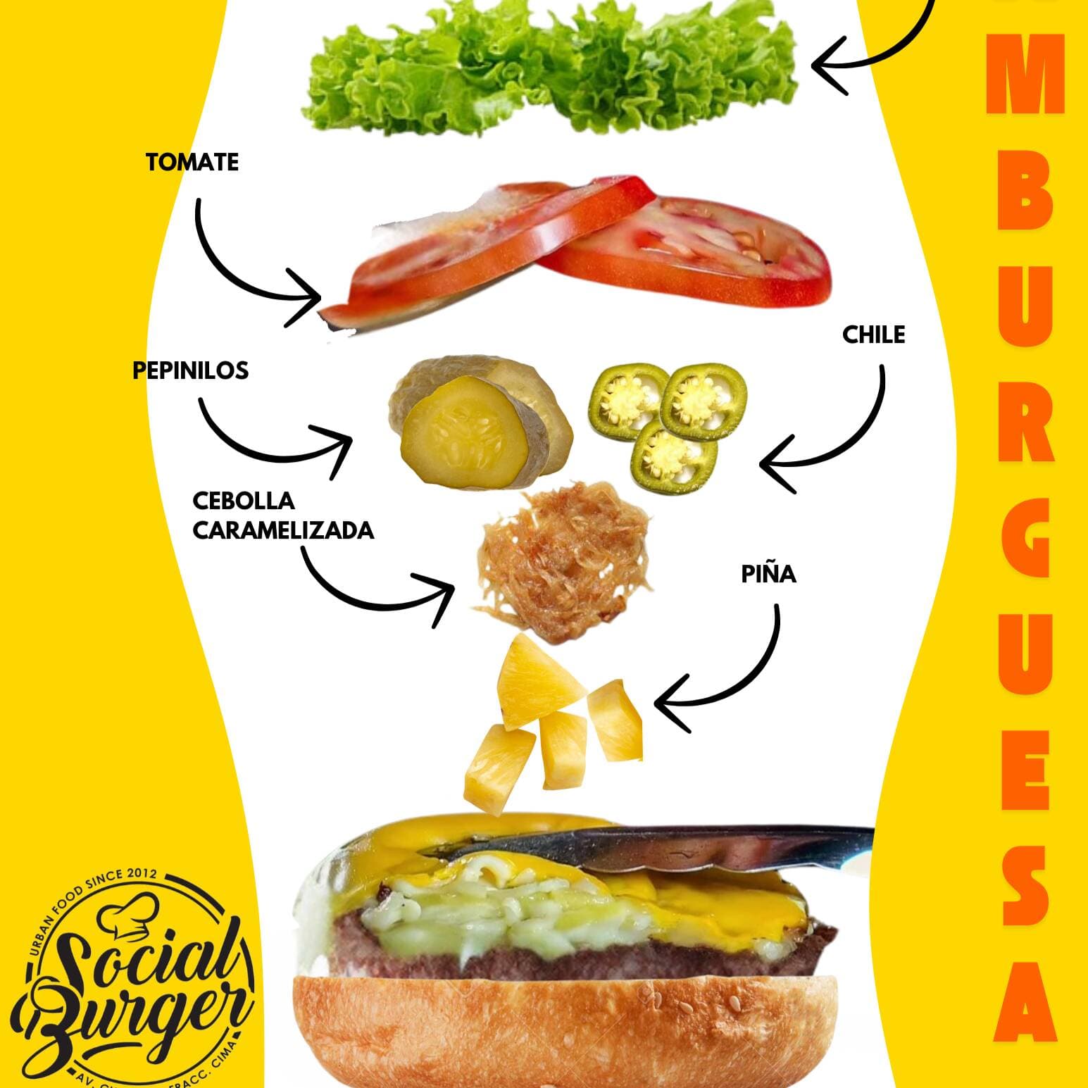 Hamburguesa Sencilla