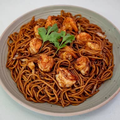 Chow Mein de Camarón (2 Personas)