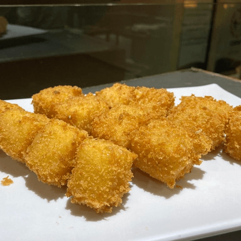 Brochetas de queso