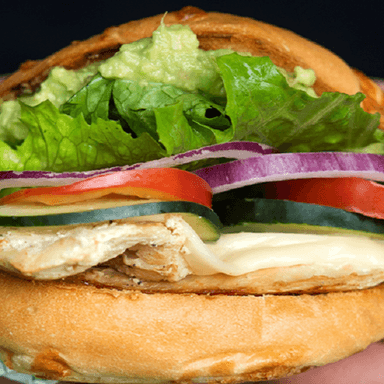 Bagel de pollo