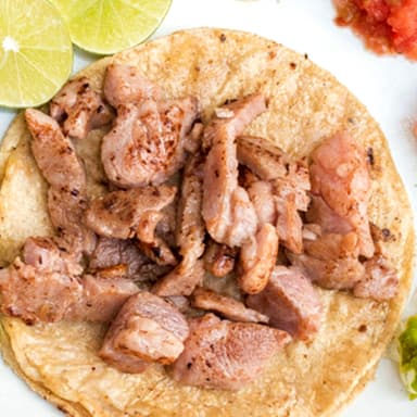 Taco de chuleta