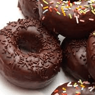 Pack de Dos Donas Cuebiertas de Chocolate