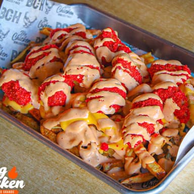 Flamin Cheese Fries
