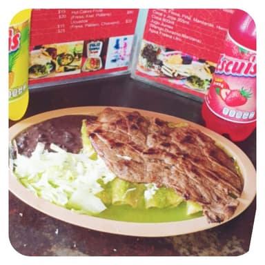 Enchiladas Verdes con Cecina