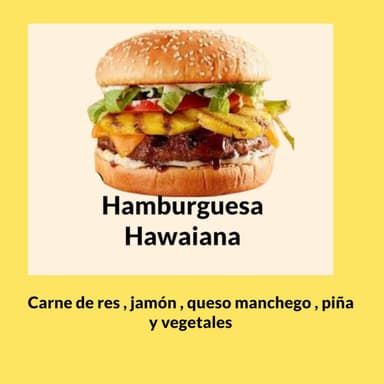 Hamburguesa Hawaiana