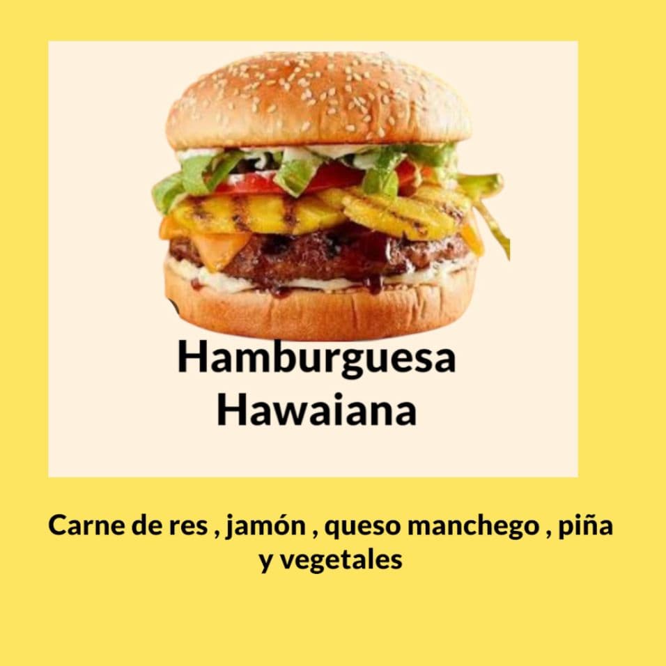 Hamburguesa Hawaiana