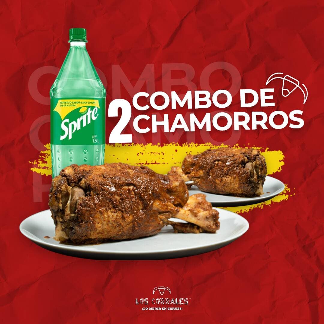 Combo 2 Chamorros + Refesco 1.5 Lt