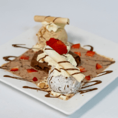 Brownie con Helado