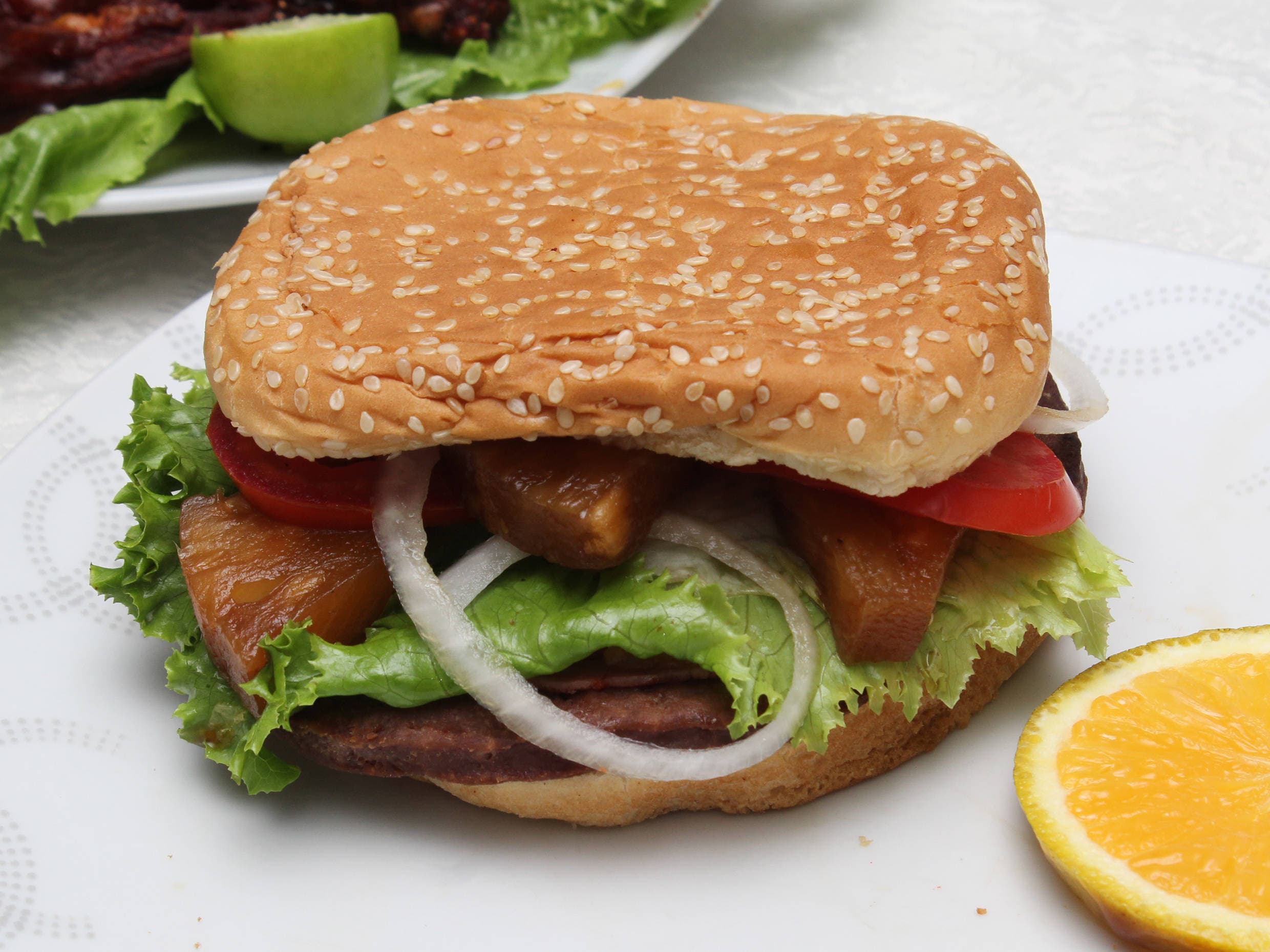 Paquete Hamburguesa Hawaiana