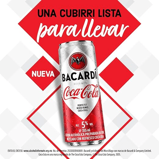 Bacardi & Coca Cola Regular 355ml