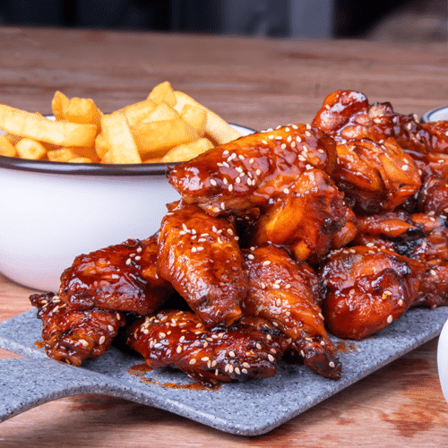 Alitas bbq 12 pzs.