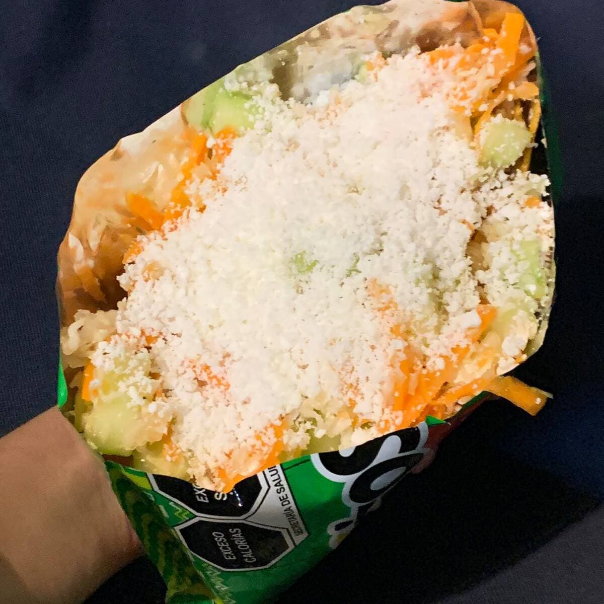 Tostiverdura con Queso Amarillo