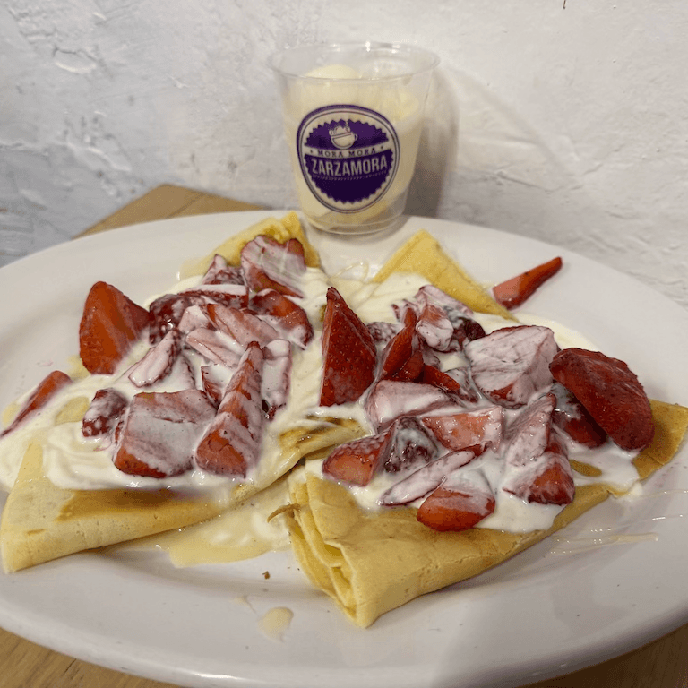 Crepa Fresas con Crema