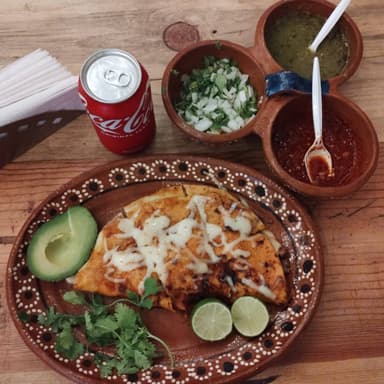 quesadilla de bisteck