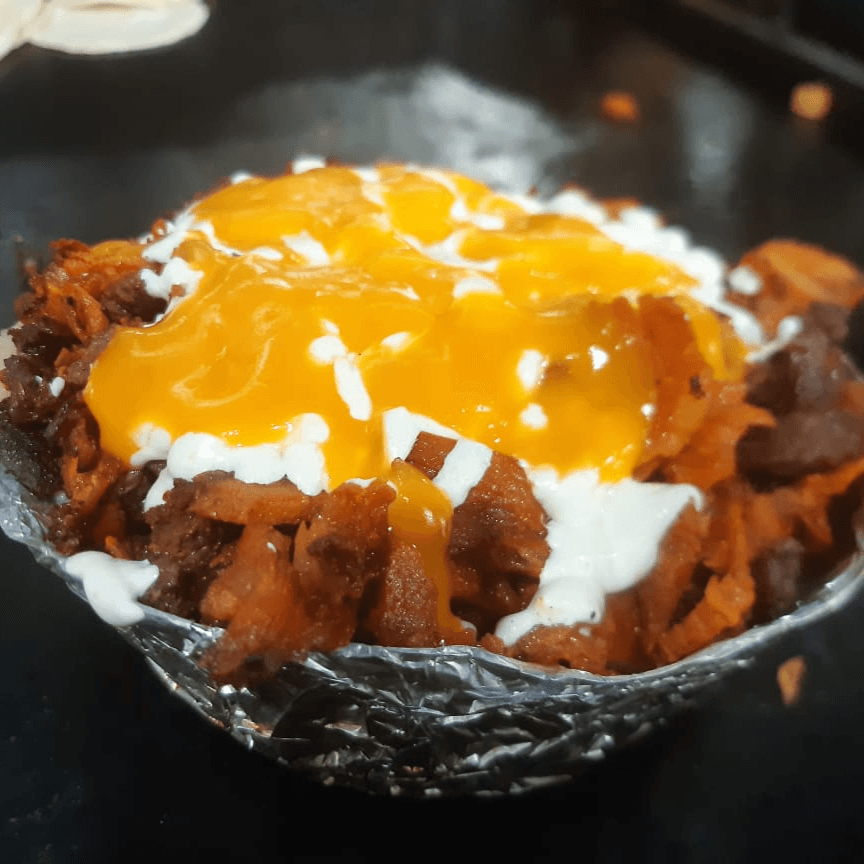 Papas Asadas Mixta ( Pastor y Fajita )