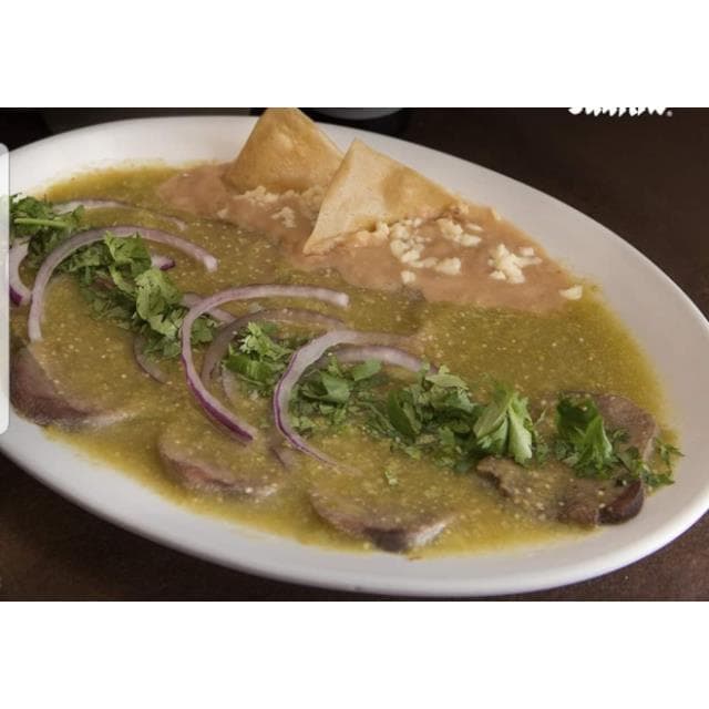 LENGUA DE RES EN SALSA VERDE